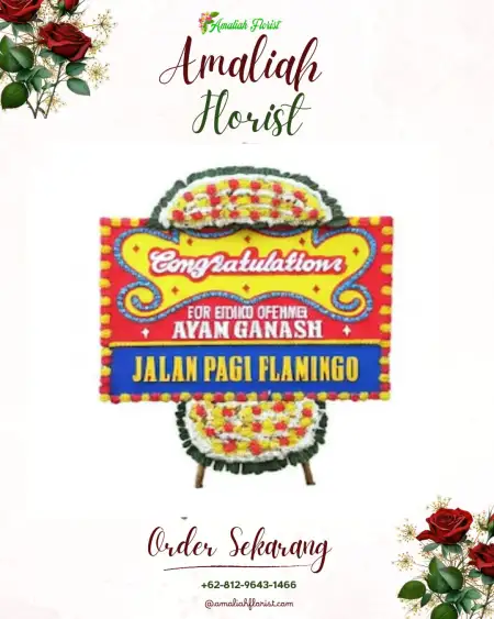 Sewa Papan Bunga Karacak